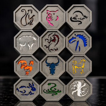 Jackie Chan Adventures Magic Stones Set (12 Legendary Talismans) – Premium 3D Printed Collectible